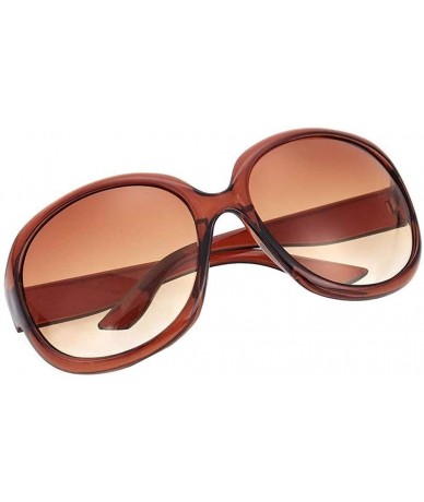 Square Oversized Square Sunglasses Women Vintage UV Protection Irregular Brand Designer Shades - E - C818T45573A $18.41