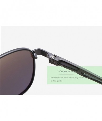 Aviator Polarized aluminum-magnesium sunglasses Men's outdoor leisure fishing glasses Metal driver sunglasses - CW18HQHO025 $...