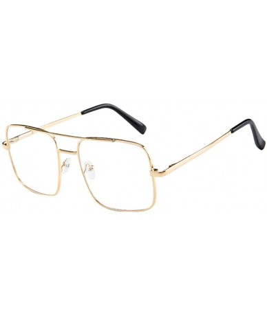 Square Classic Square Metal Sunglasses (White) - C2196LUNDDH $19.12