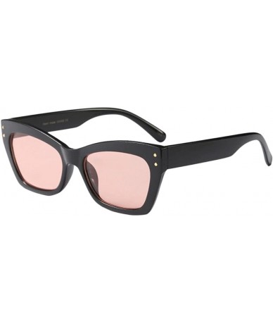 Cat Eye Sunglasses for Men Women Vintage Sunglasses Cat Eye Sunglasses Retro Glasses Eyewear Sunglasses Hippie - B - CS18QMWY...