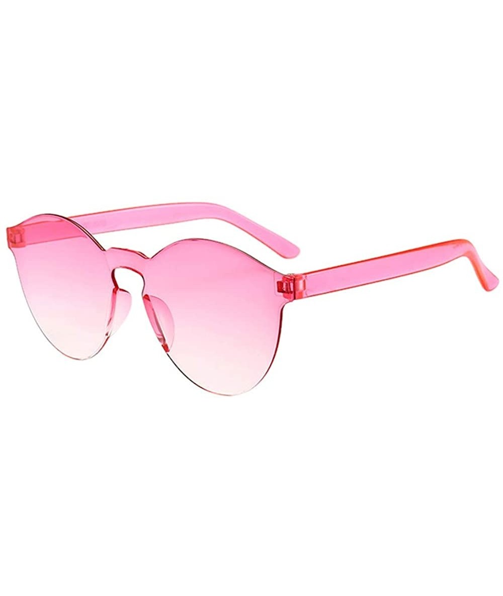 Rimless Sunglasses Frameless Girlfriend Delivery - C318RT8A92T $11.55