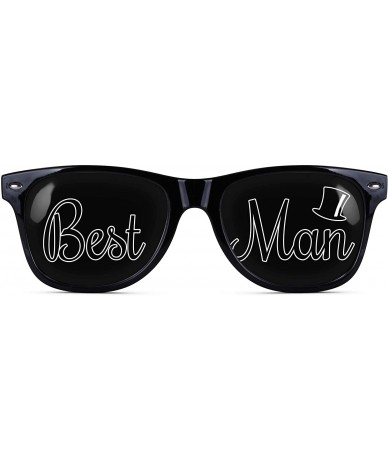 Wayfarer Direct-to-Lens Printed Wedding Party Tinted Sunglasses (Best Man) - Best Man - CG194NRMI5K $20.89