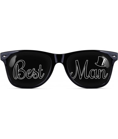 Wayfarer Direct-to-Lens Printed Wedding Party Tinted Sunglasses (Best Man) - Best Man - CG194NRMI5K $21.44