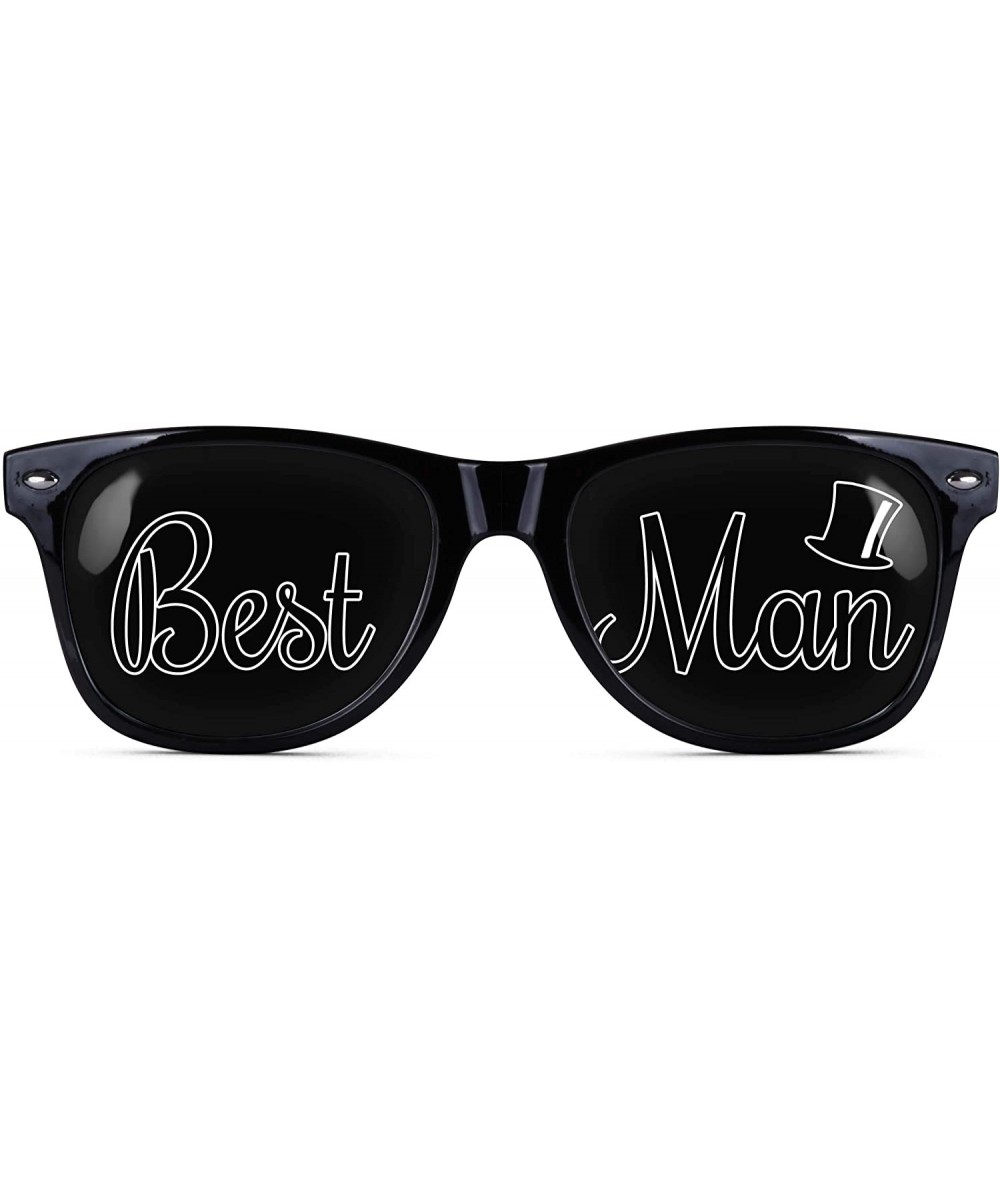 Wayfarer Direct-to-Lens Printed Wedding Party Tinted Sunglasses (Best Man) - Best Man - CG194NRMI5K $11.27