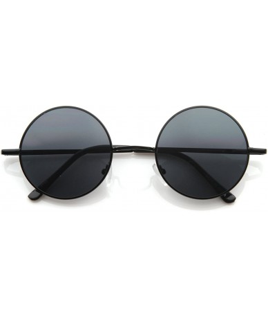 Oversized Retro Vintage Round Sunglasses UV400 - Bkbk - C4125PHPR07 $20.42