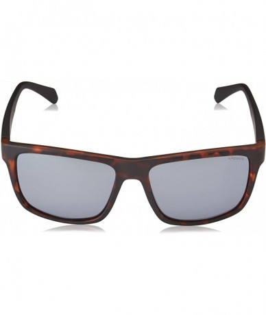 Rectangular Men's Pld2058/S Rectangular Sunglasses - Matt Hvna - CC185AELHW9 $47.64