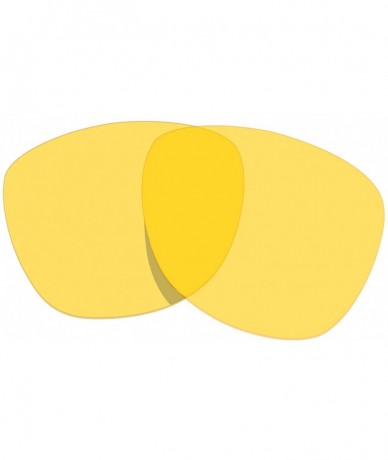 Oval Mens Replacement Lenses Frogskins Sunglasses Transparent Polarized - Transparent Yellow - CW180CW8M0W $17.65