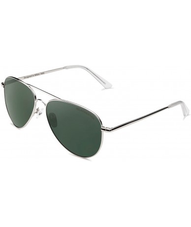 Oversized A10 - Men & Women Sunglasses - A10 Silver - Dark Green / Before $59.95 - Now 20% Off - C3180CCC02T $89.38