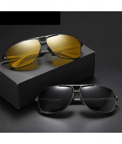 Oval Sunglasses Polarized Antiglare Anti ultraviolet Travelling - Blackish Green - CO18WS2ZZXN $25.50