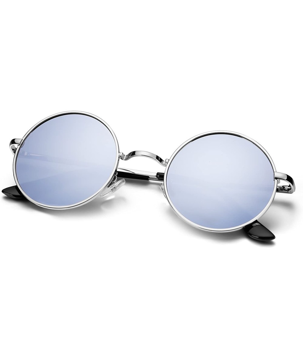 Oversized Unique Blue Mirrored Color Lenes John Sunglasses Polarized for Men Women Glass Driving Outdoor UV400 - CR1858D8NR7 ...