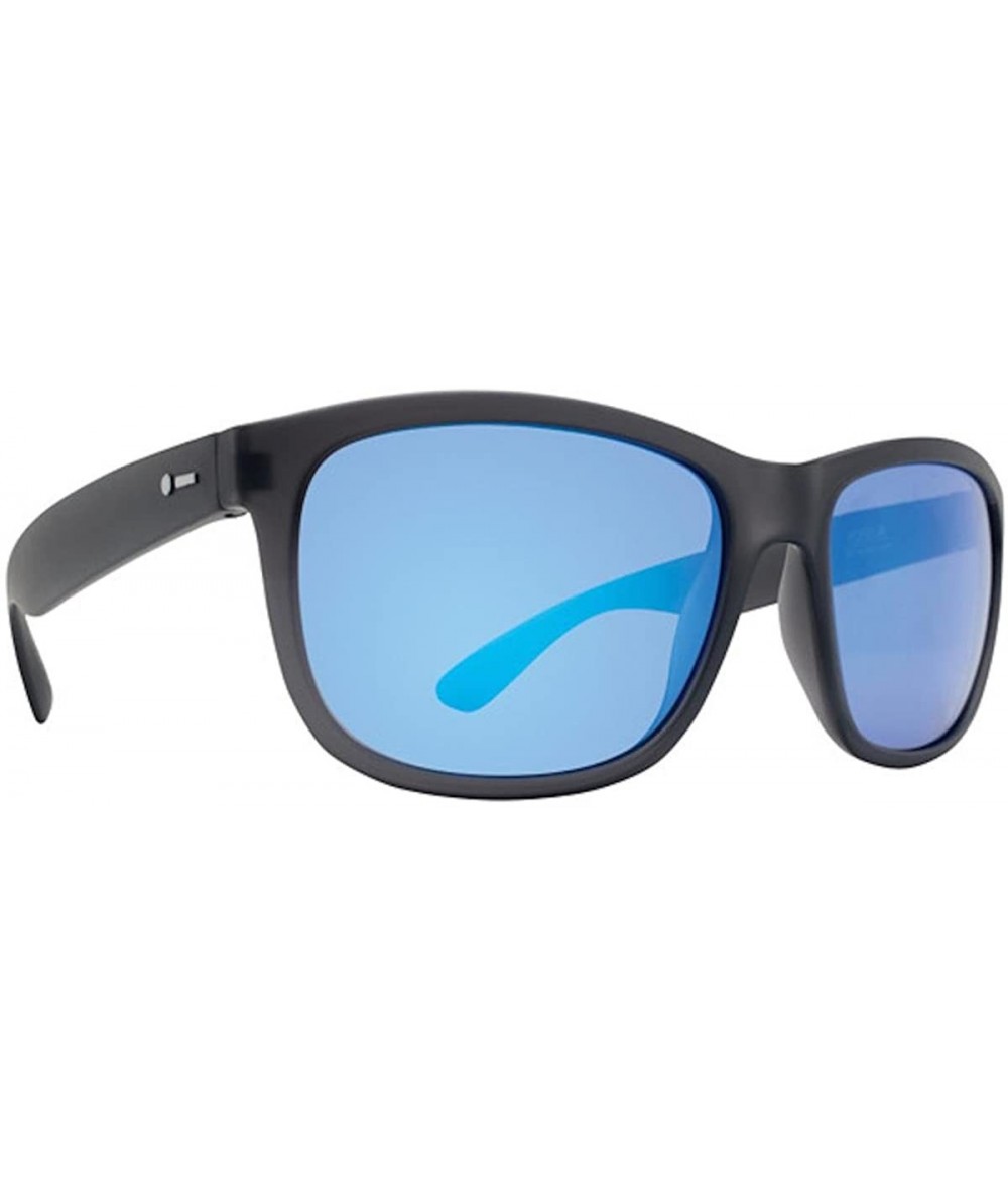 Wayfarer POSEUR Soft Charcoal Satin Ice Blue Chrome Sunglasses - C111TOW0LFB $30.93