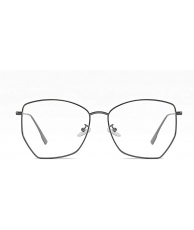 Oversized Classic style Sunglasses for Women metal PC UV 400 Protection Sunglasses - White - CW18SZTUD44 $39.30