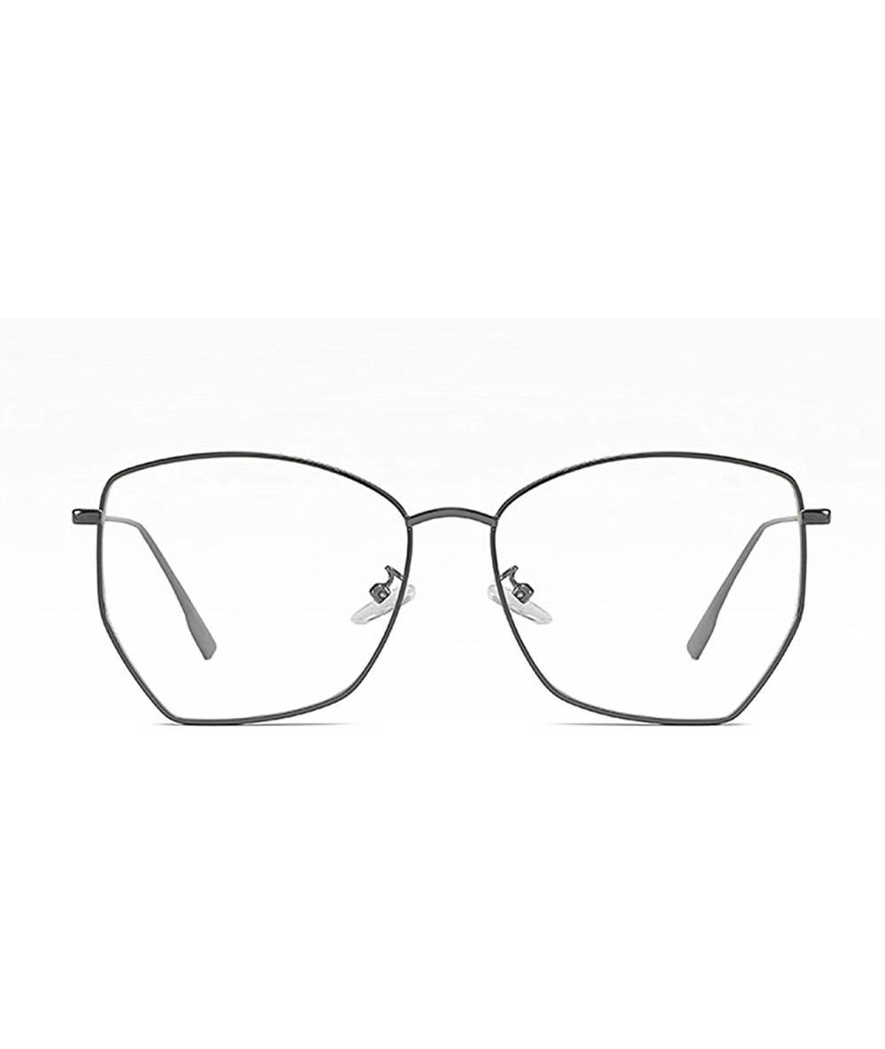 Oversized Classic style Sunglasses for Women metal PC UV 400 Protection Sunglasses - White - CW18SZTUD44 $22.01