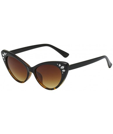 Wrap Women Vintage Eye Sunglasses Retro Eyewear Fashion Radiation Protection - C - CL18TLXR3L9 $13.62
