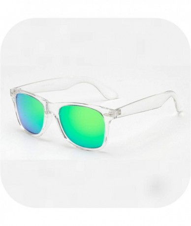 Square Unisex Retro Polarized Sunglasses Mirror Lens Vintage Sun Glasses Men Women Uv400 De Sol - Kp1029 C18 - CO198AHNUWS $5...