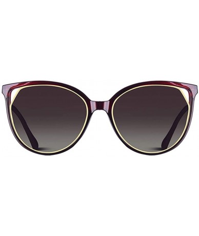 Goggle Fashion Sunglasses Polarized Cat Eye Sun Glasses - C6gray - CB18HQ2SLEQ $24.32