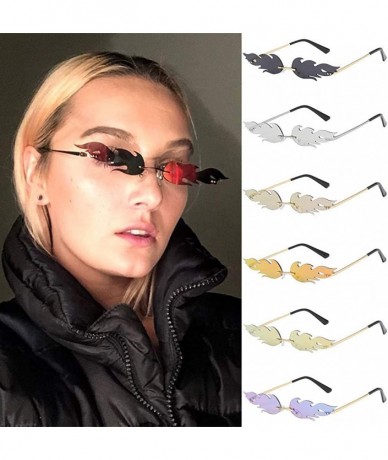 Oversized Sunglasses Fashion Irregular Graduation Accessories - C - CE199HX0R6Z $16.47