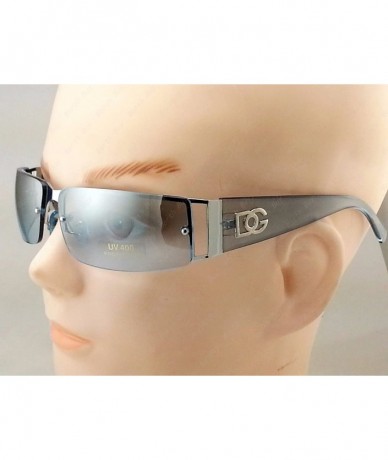 Rimless DG Fashion Designer Sunglasses Rectangular-Rimless-Shades-Eyewear-Wrap Mens Womens - CC18EUH2379 $17.08