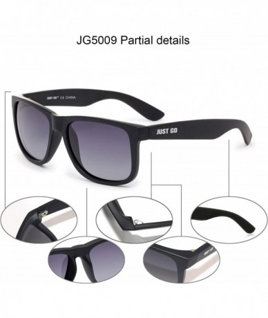 Wayfarer Unisex Polarized Tr90 Sunglasses Vintage Sun Glasses for Running Fishing Golf Driving Men and Women - CY18T5L4HYE $1...