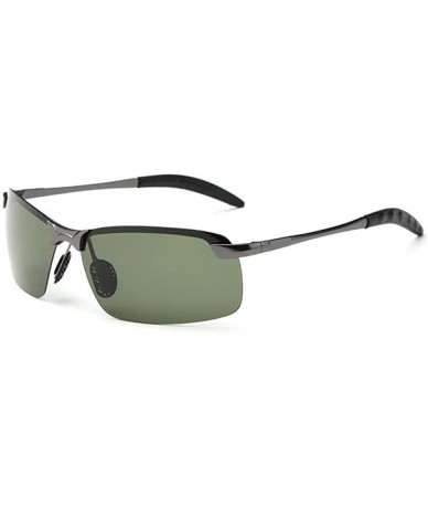 Aviator Sun Glasses Classic Retro Metal Frameless Men's Polarized UV400 Drive 8 - 5 - C618YLA229Y $10.22