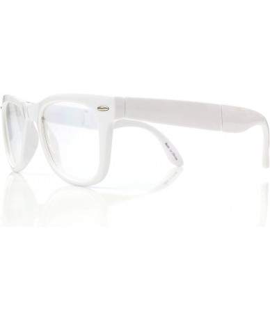 Aviator Premium Folding Diffraction Glasses - White - CN185SG5WWY $11.87