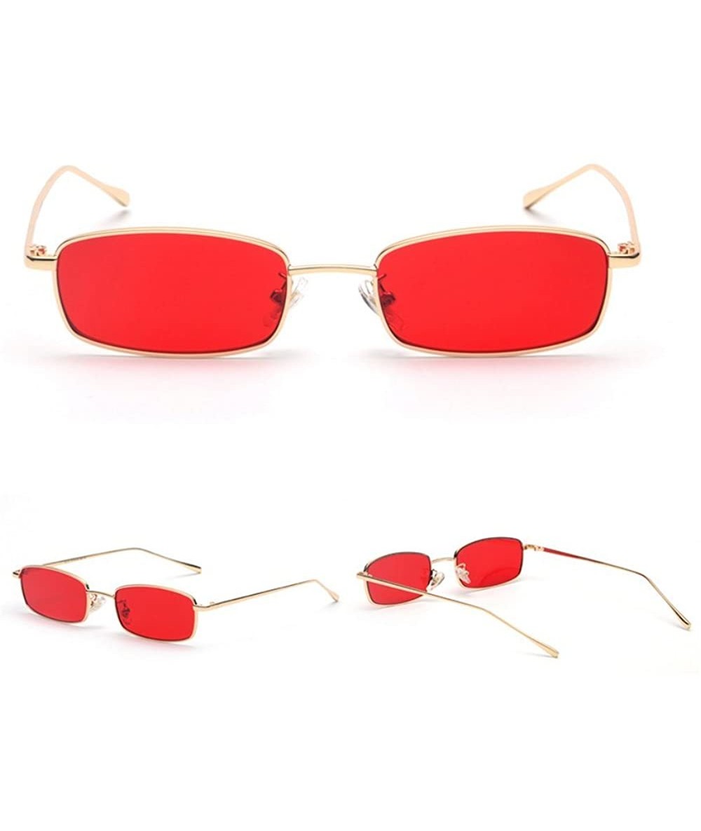 Gold frame red lens sales sunglasses