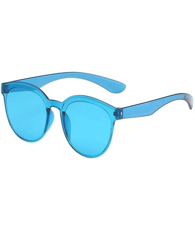 Semi-rimless Fashion Sunglasses-Unisex Jelly Sunglasses Sexy Retro Eyeglasses Trendy Outdoors Travel Sun Glasses for Women Me...