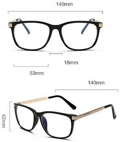 Rectangular Photochromic Transition Sunglasses Nearsighted Myopia Glasses Vintage Square Metal Eyeglasses Frames - C118A3N2AS...