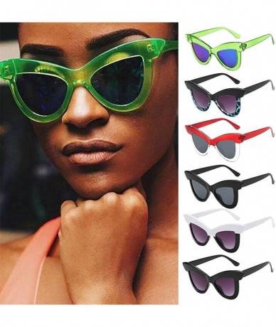 Butterfly Sunglasses Polarized Protection REYO Irregular - D - C718NW8WUDN $8.90