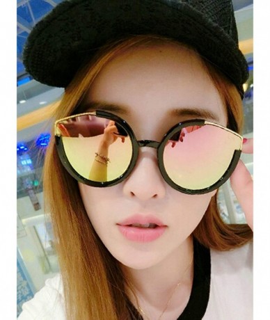 Rimless Vintage style Sunglasses for Women metal Resin UV 400 Protection Sunglasses - Cherry Blossoms - C118SYR9SM6 $12.64