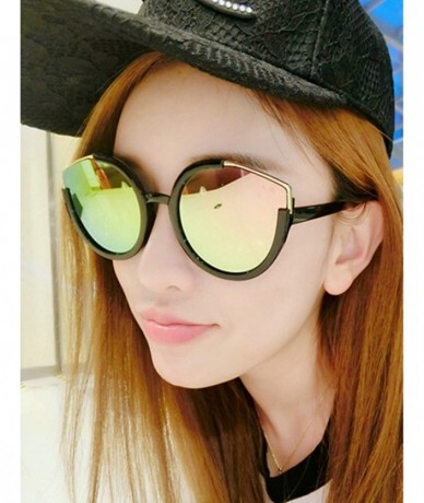 Rimless Vintage style Sunglasses for Women metal Resin UV 400 Protection Sunglasses - Cherry Blossoms - C118SYR9SM6 $12.64