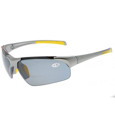 Sport TR90 Unbreakable Sports Half-Rimless Bifocal Sunglasses Baseball Running Fishing Driving Golf Softball Hiking - C912O6B...