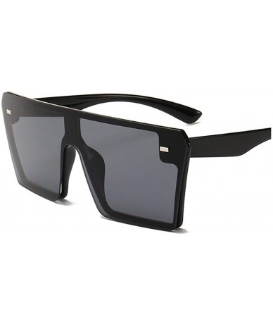 Square Oversized Square Sunglasses Women Luxury Fashion Flat Top Clear Lens One Piece Men Gafas Shade Mirror UV400 - 5 - CN19...