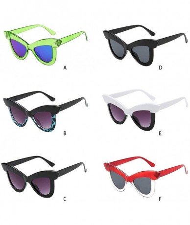 Butterfly Sunglasses Polarized Protection REYO Irregular - D - C718NW8WUDN $19.32