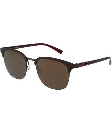 Rimless 7103 Fashion Unisex Sunglasses - UV Protection - Brown - CX18WHN22WD $35.55