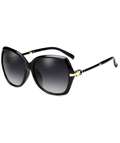 Rimless Women's Fashion Polarized Sunglasses UV 400 Lens Protection - Black - CM18RIHMNO8 $59.28