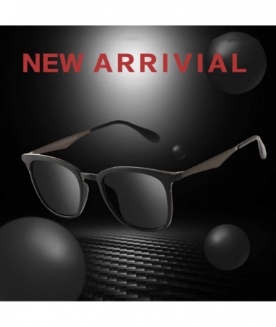 Oval Women Men Sunglasses Polarized Vintage Eyewear Driving Alloy Temple Gafas De Sol Masculino AF8120 - C3brown - C419854IAN...