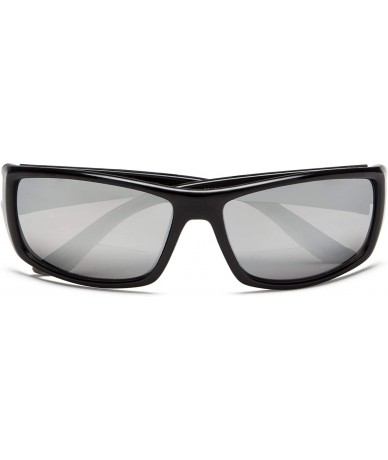 Rectangular Sports Bifocal Sunglasses TR90 Frame Reading Sunglasses - Silver-mirror - CN18NC337MI $12.57