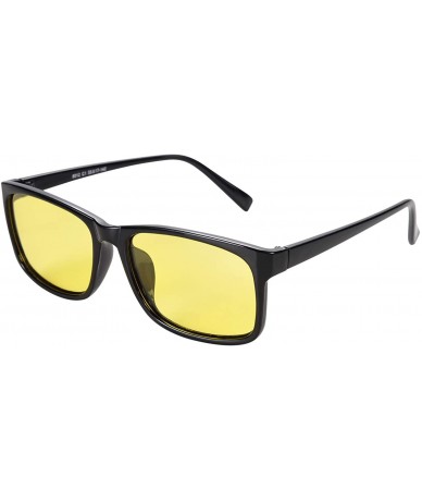 Square Night Driving Glasses Anti-glare Eyewear Square Polarized HD night vision Sunglasses For Women&Men Stylish - CZ18DTAM7...