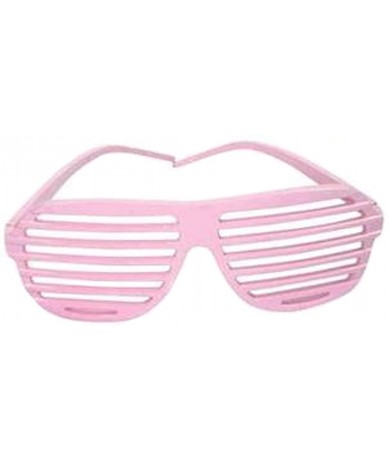 Aviator Pink Shutter Shades Slotted Sunglasses Fashion Eyewear - CK18288KZ92 $10.80