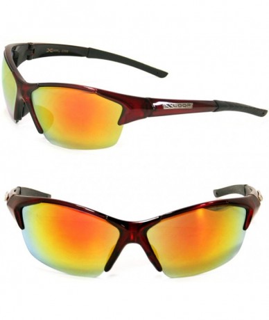 Sport New Active Outdoor Sport Sunglasses UV400 Protection X9532 - Red - C011K8XXEBN $7.44