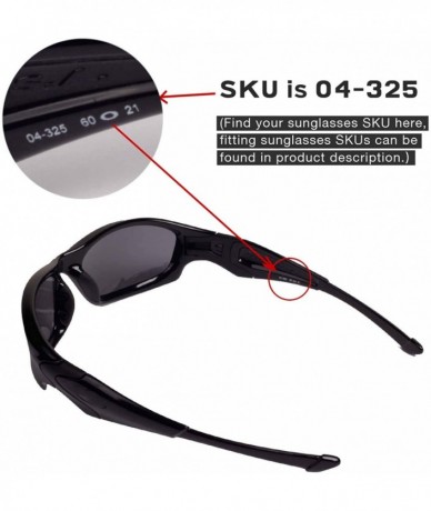 Sport Replacement Lenses Or Lenses With Rubber Straight Jacket Sunglasses - 43 Options Available - C3125TNFNK1 $13.75