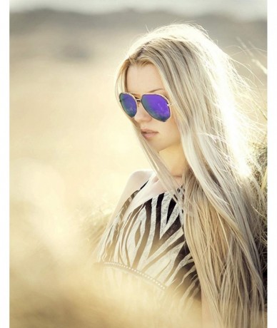 Oversized Sunglasses Simple Style for Women with Tinted Lenses UV400 Protection - 02-purple - C318SKXSDW0 $14.41