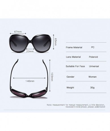 Aviator Polarized Sunglasses with large frames and wide sets of polarized driving Sunglasses - E - CH18QQGD9CT $28.22