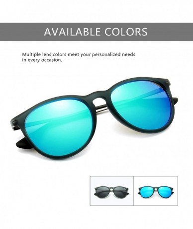 Square Vintage Round Sunglasses for Women Classic Retro Designer Style - C018YEW3839 $20.22
