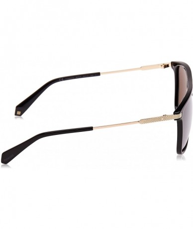 Rectangular Pld2060/S Rectangular Sunglasses - Black - CZ18C54M06N $49.27