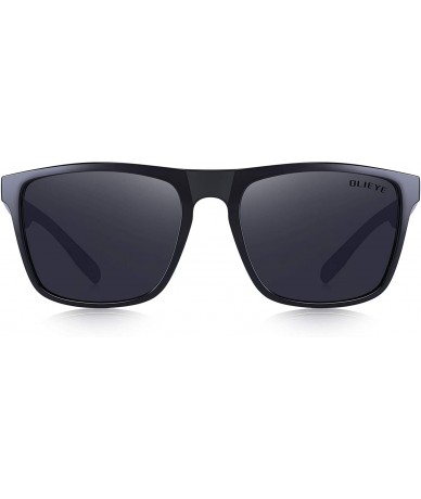 Square Vintage Polarized Driving Mens Sunglasses for Women Men Retro Square Sun Glasses - Black - C018W3MO92C $19.29