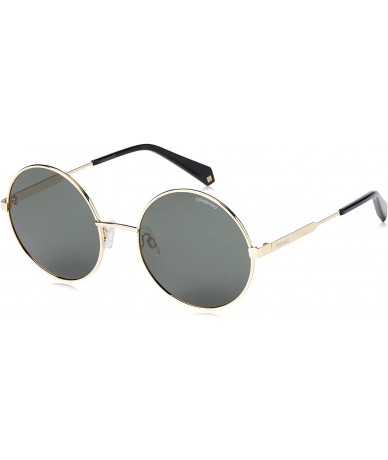 Oval PLD4052/S Polarized Oval Sunglasses - Gold - 55 mm - CF11MDBVAQD $66.55