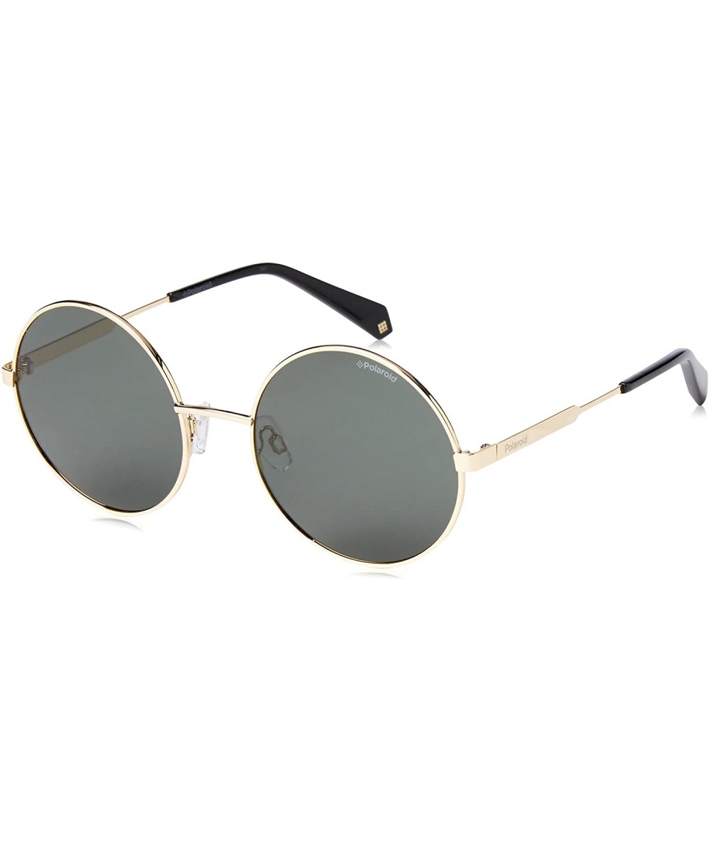 Oval PLD4052/S Polarized Oval Sunglasses - Gold - 55 mm - CF11MDBVAQD $37.33