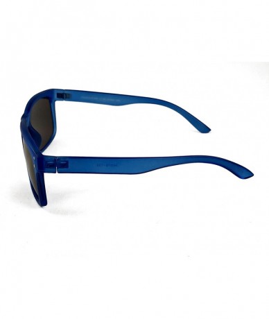 Wayfarer Outdoor Reader Wayfair Sunglasses - RX Magnification - Lightweight - Men & Women - Not Bifocals (Blue - 2.5) - CY18E...